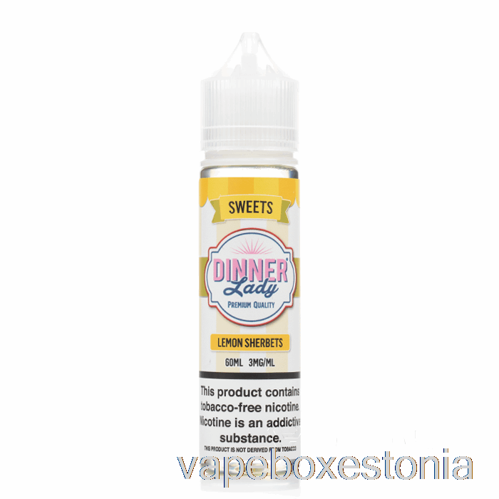 Vape Box Estonia Sidruni šerbetid - Vape õhtusöök Lady E-vedelik - 60ml 0mg